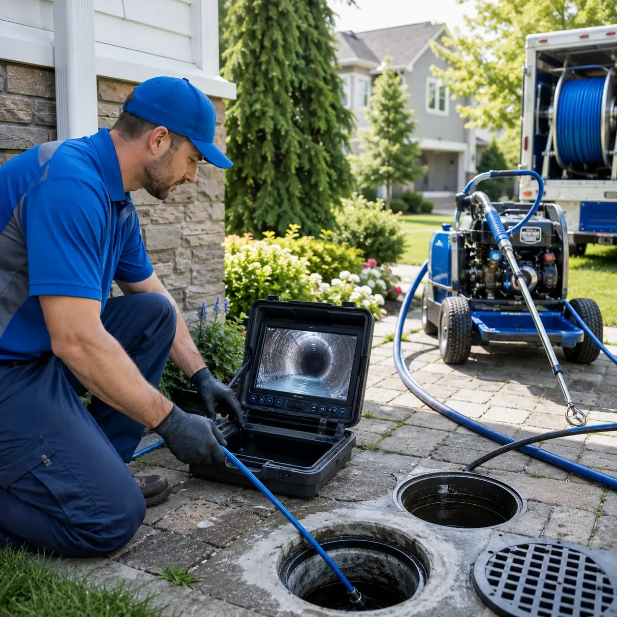 Outdoor drain cleaning professionals serving Ellenboro, NC